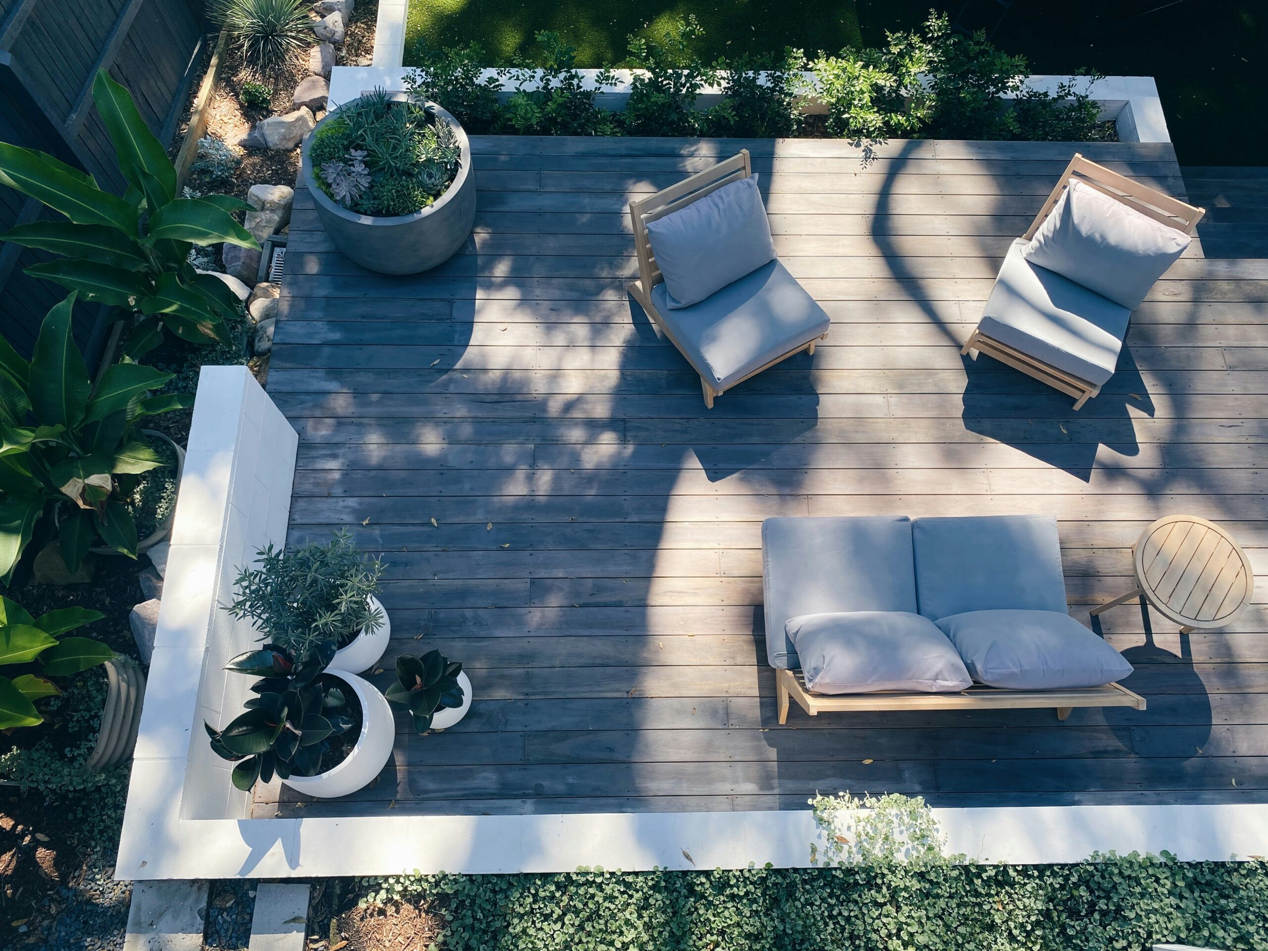 deck and landscaping image